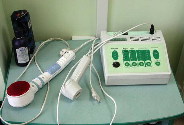 Aparat fisioterapi dipaké dina prostatitis kronis